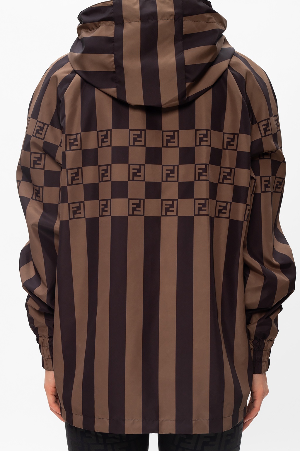 【関税＆送料込み】Fendi Jackets And Vests fendi Women Sweatshirt mit Logo-Print Schwarz - Reversible